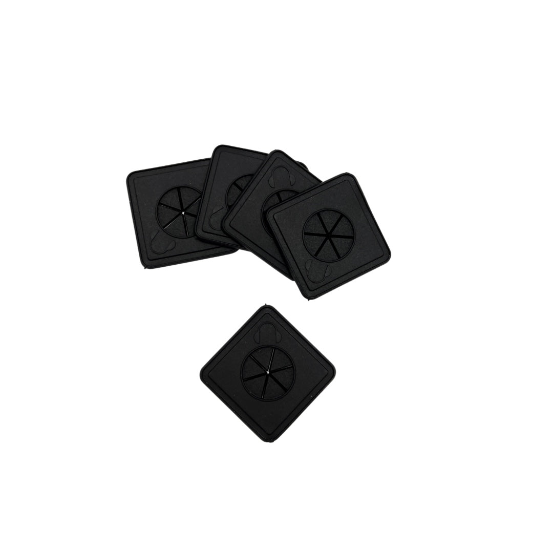 Aufnäher Quadrat - 50 Stück