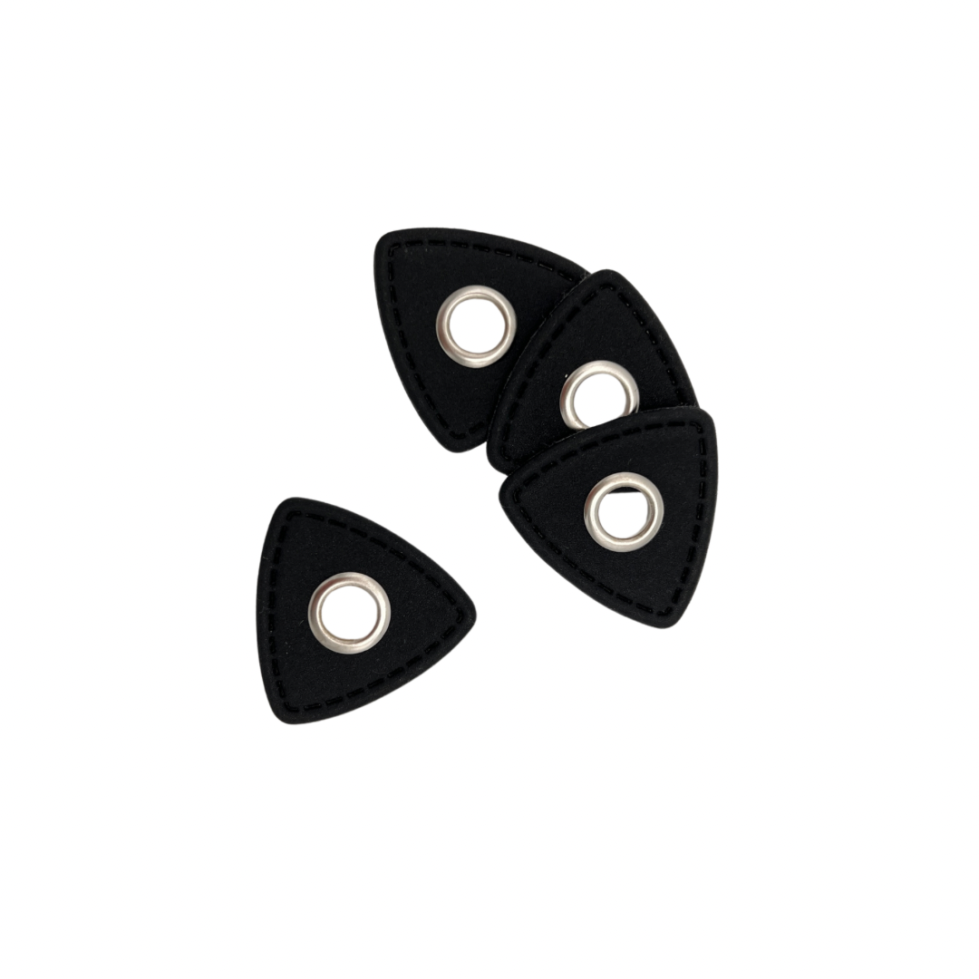 Aufnäher Dreieck mit Öse - 5 Stück