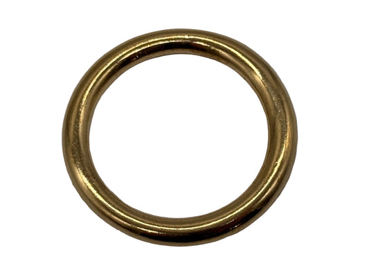 Messing Rundring 33mm - 10 Stück