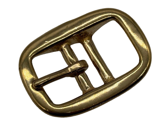 Messing Halfter-Schnalle 25x13x4mm - 5 Stück
