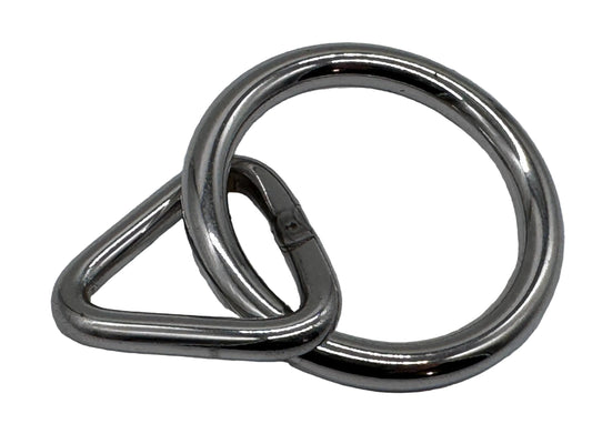 Rundring mit Triangel 26mm - 10 Stück