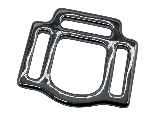 Halfterquadrat mit 3 Öffnungen 26x6x59mm - 5 Stück